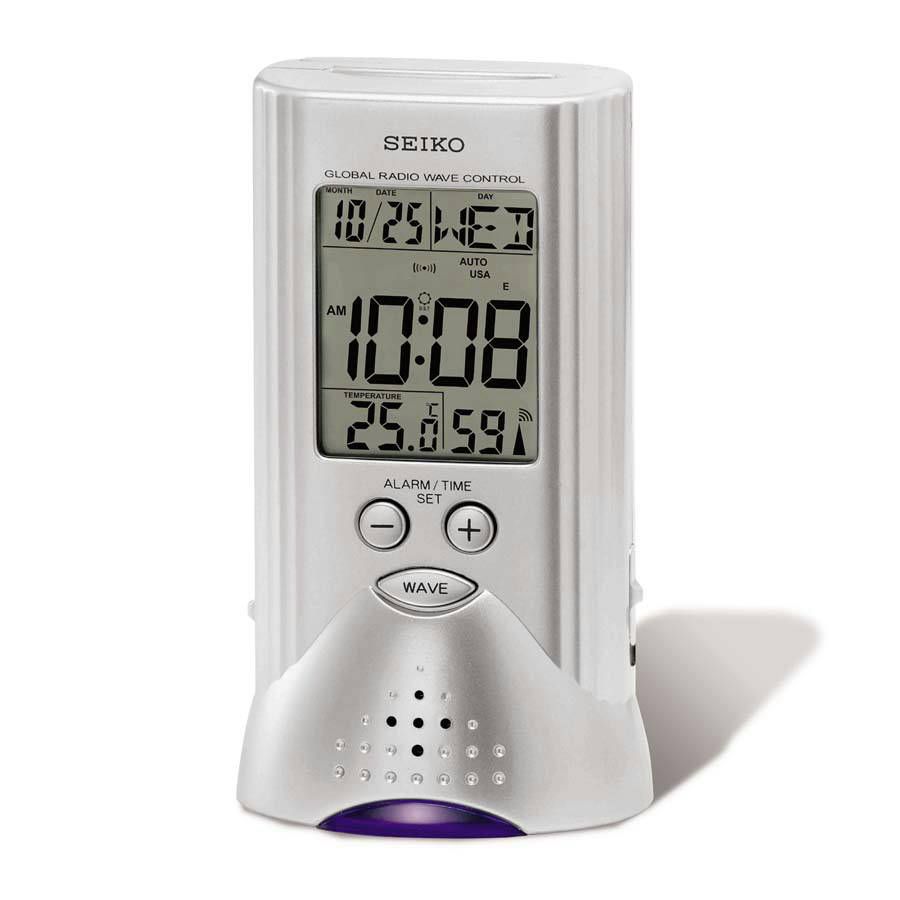  Global R-Wave Travel Alarm Clock by Seiko