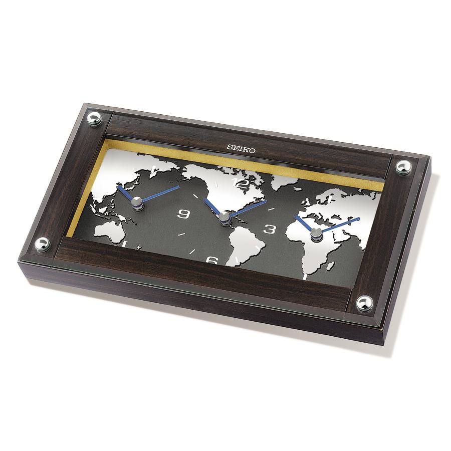  3 Zone Desk Clock by Seiko
