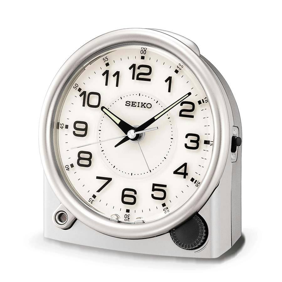  Silver Alarm Clock by Seiko