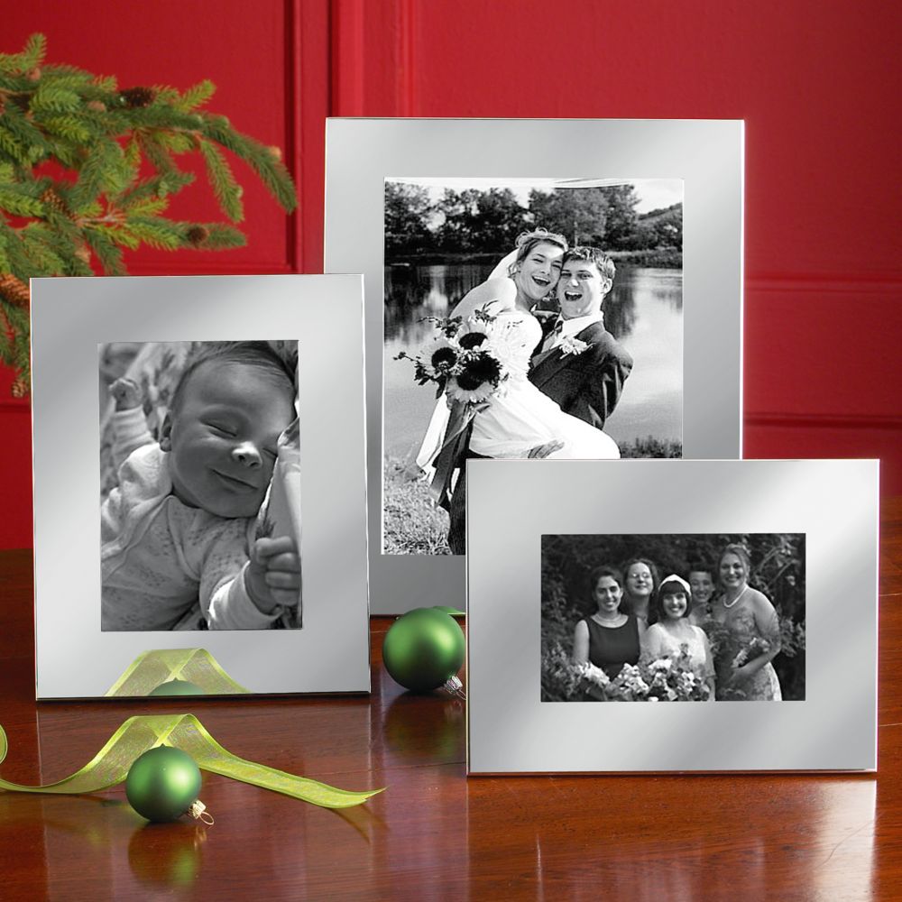 Silverplated Wide Border Frames by Lunt