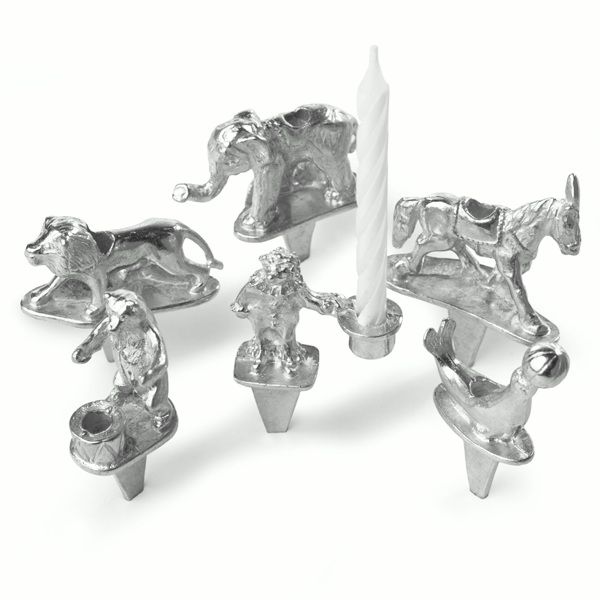 Circus World Pewter Candles