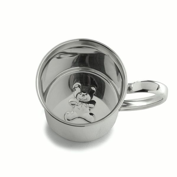 Lunt Sterling Baby Cup With Teddy