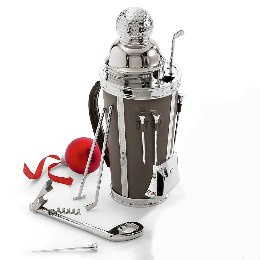 Golf Bag Bar Tool Set by Godinger