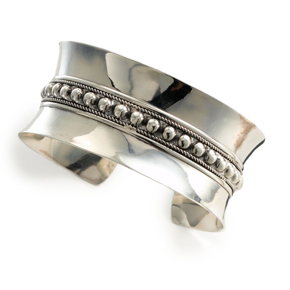 Cuff Bracelet, Sterling Silver