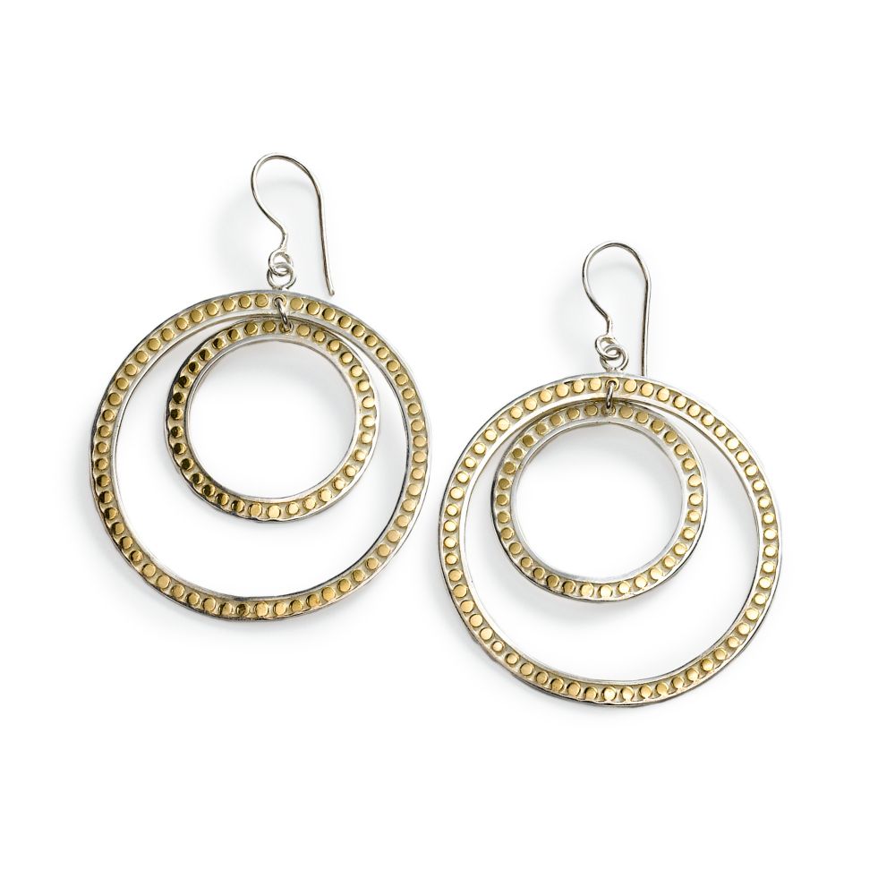 Anna Beck Hoop Earrings, Sterling Silver & Vermeil