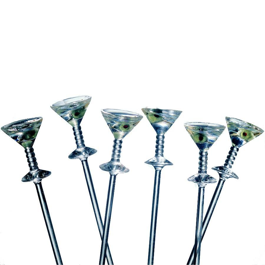  Classic Martini Acrylic Picks