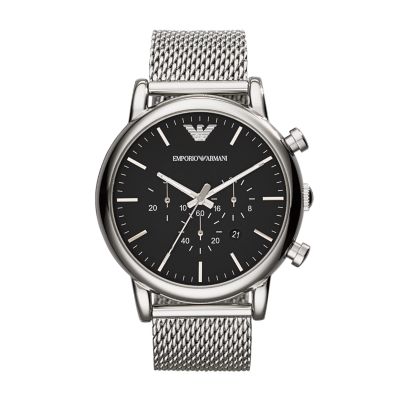 mens emporio armani chronograph watch ar1808