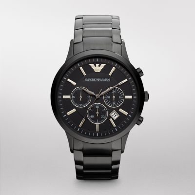 giorgio armani black watch