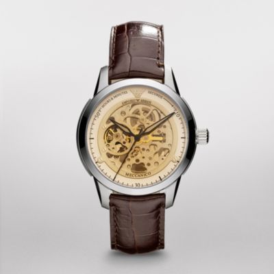 emporio armani meccanico watch price