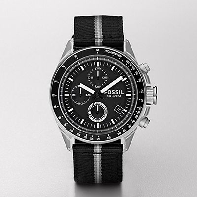 Fossil Shoes   on Fossil Men S Decker Chronograph Watch