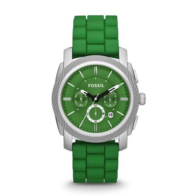fossil men's silicone watch
