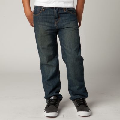 Fox Boys Throttle Jean- Dirty Rinse
