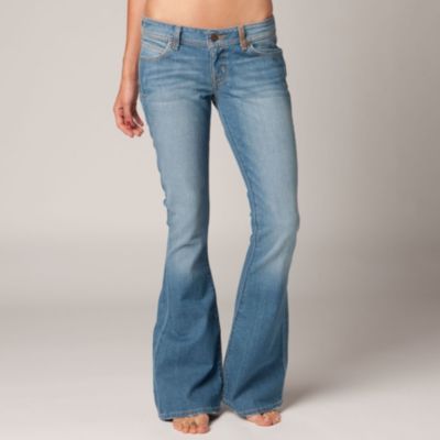 Fox Sweeper Skinny Flare Jean - Faded
