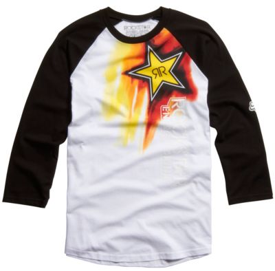 Fox Rockstar Faded Baseball Tee