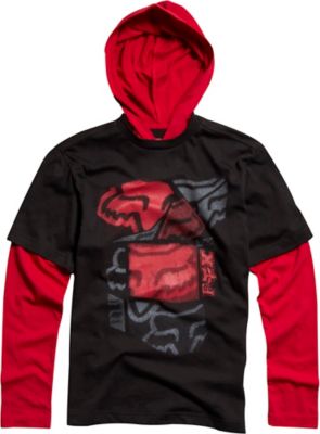 Fox Kids Spliced Up 2Fer Hoody
