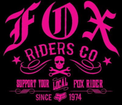 Fox Retro Rider Sticker