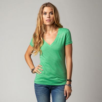 Fox White Noise Vneck Tee