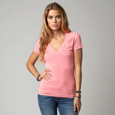 Fox White Noise Vneck Tee