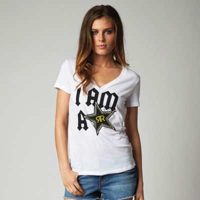 Fox Rockstar Rock Babe Vneck Tee