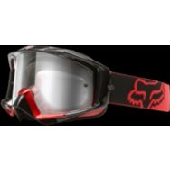 The Main Pro Jet Black to Red Fade/Clear Goggles