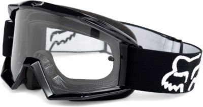 The Fox Main Kids Jet Black/Clear Goggle