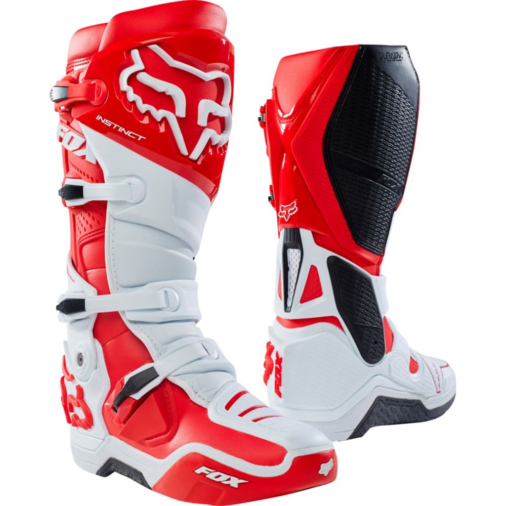 Bottes FOX Instinct white/red