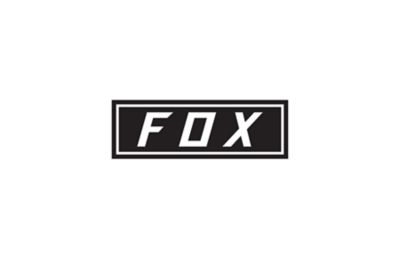 Fox Fox Bumper - 7.5 Inch Sticker | Black