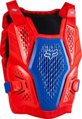 FOX Raceframe Impact Motocross Giubbotto di protezione Rosso Blu S M