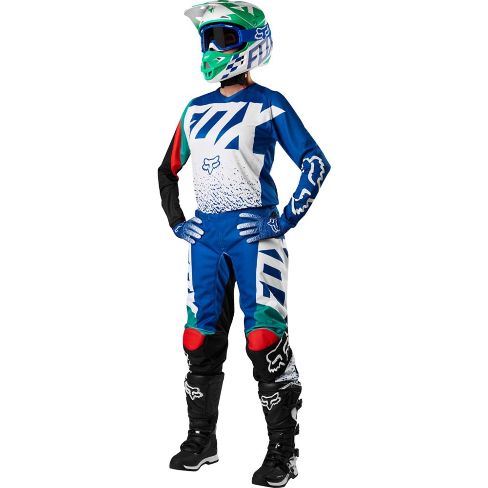Tenue cross femme FOX 180 blue