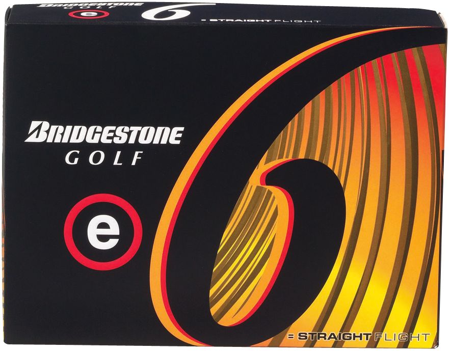 Bridgestone e6 Straight Flight Golf Balls 2010 - 12 pack (Personalized)