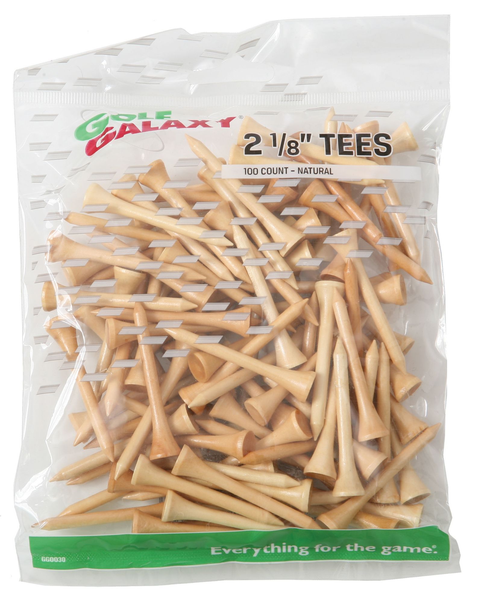 Golf Galaxy 2 1/8" Natural Golf Tees - 100 Count