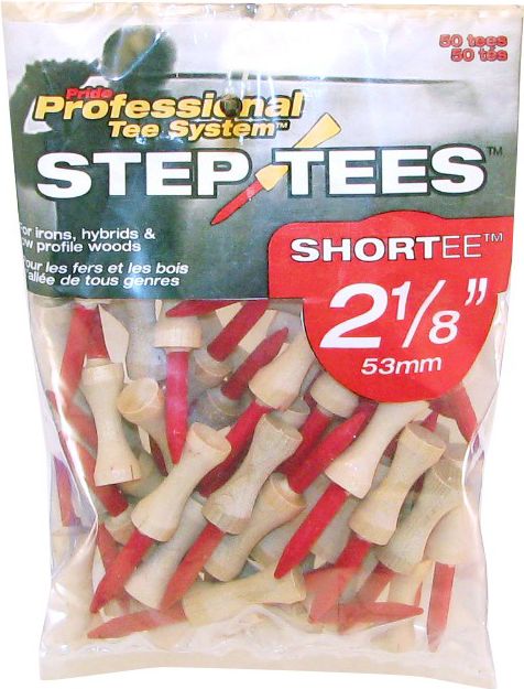 Pride Professional PTS 2 1/8" Step Tees - 50 count