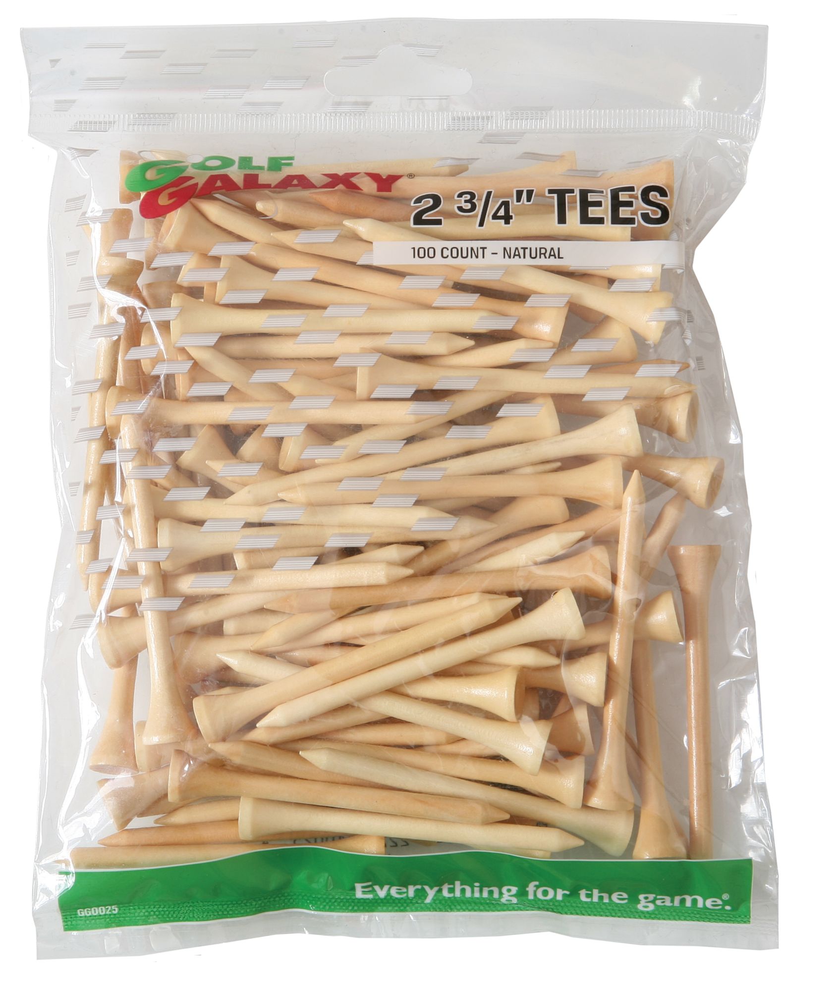 Golf Galaxy 2 3/4" Natural Golf Tees - 100 Count