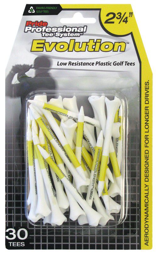 Pride Professional 2-3/4" Evolution Golf Tees - 30 Count