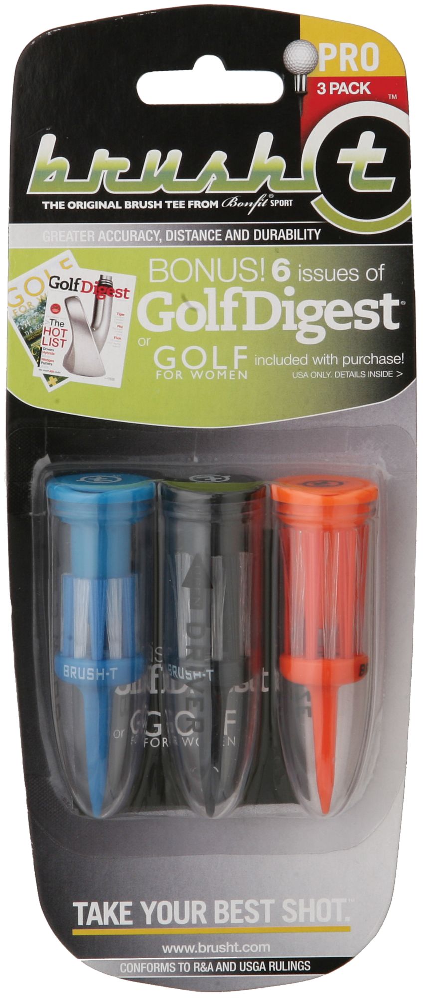 Brush T Longer Distance Bristle Tee