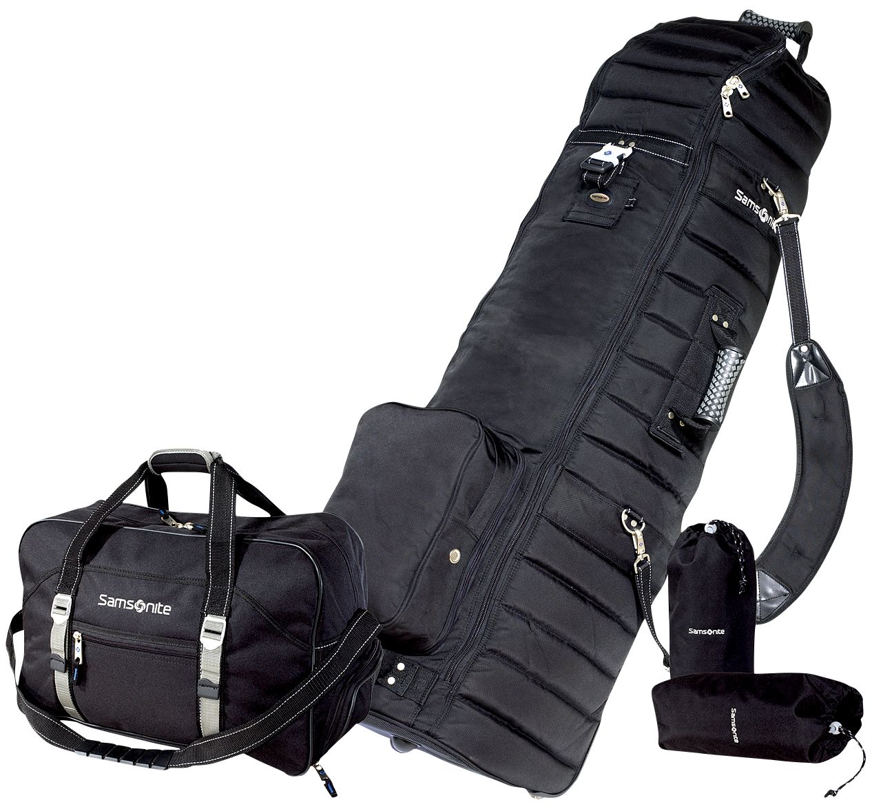 Samsonite 4 piece Golf Cover Set (cover, duffel, shoe mitts)