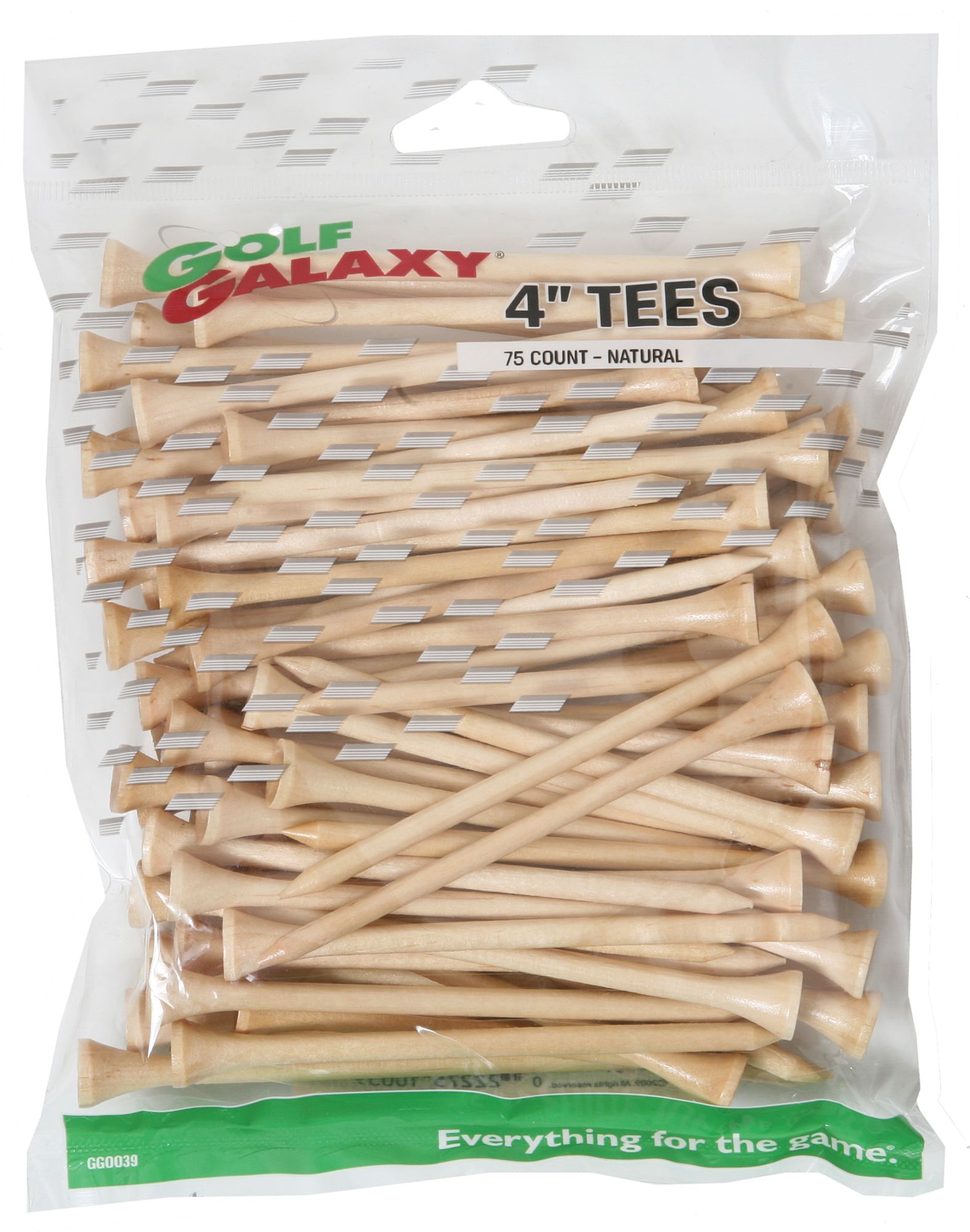 Golf Galaxy 4" Natural Golf Tees - 75 count