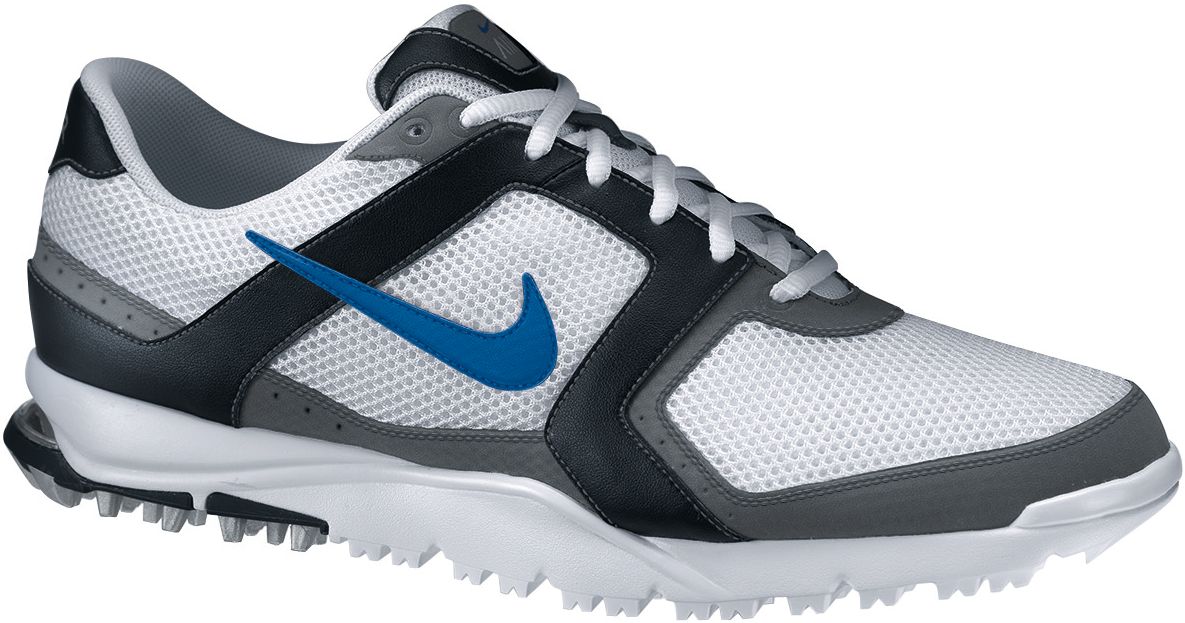 Nike Mens Air Range Golf Shoes - White/Blue
