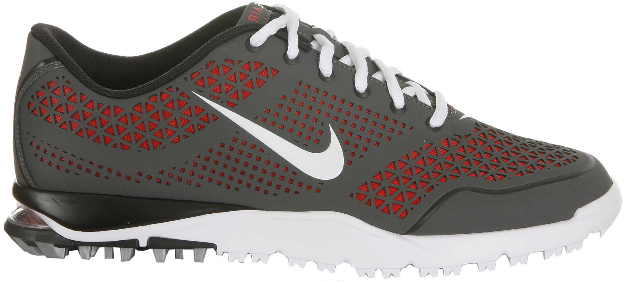 ... Shoes  Mens Golf Shoes  Nike-Mens-Air-Rate-Golf-Shoes---Dark-GreyRed