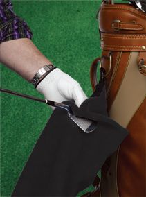 Golf Galaxy Black Microfiber Towel