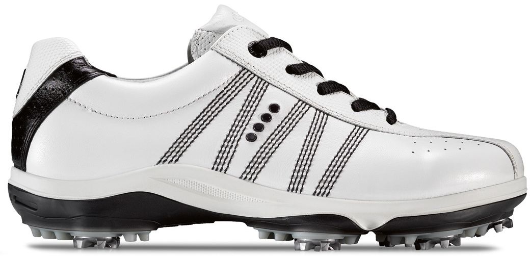 ECCO Exceptional value! - Women's Comfort Swing Premiere Golf Shoes - White/White/Black