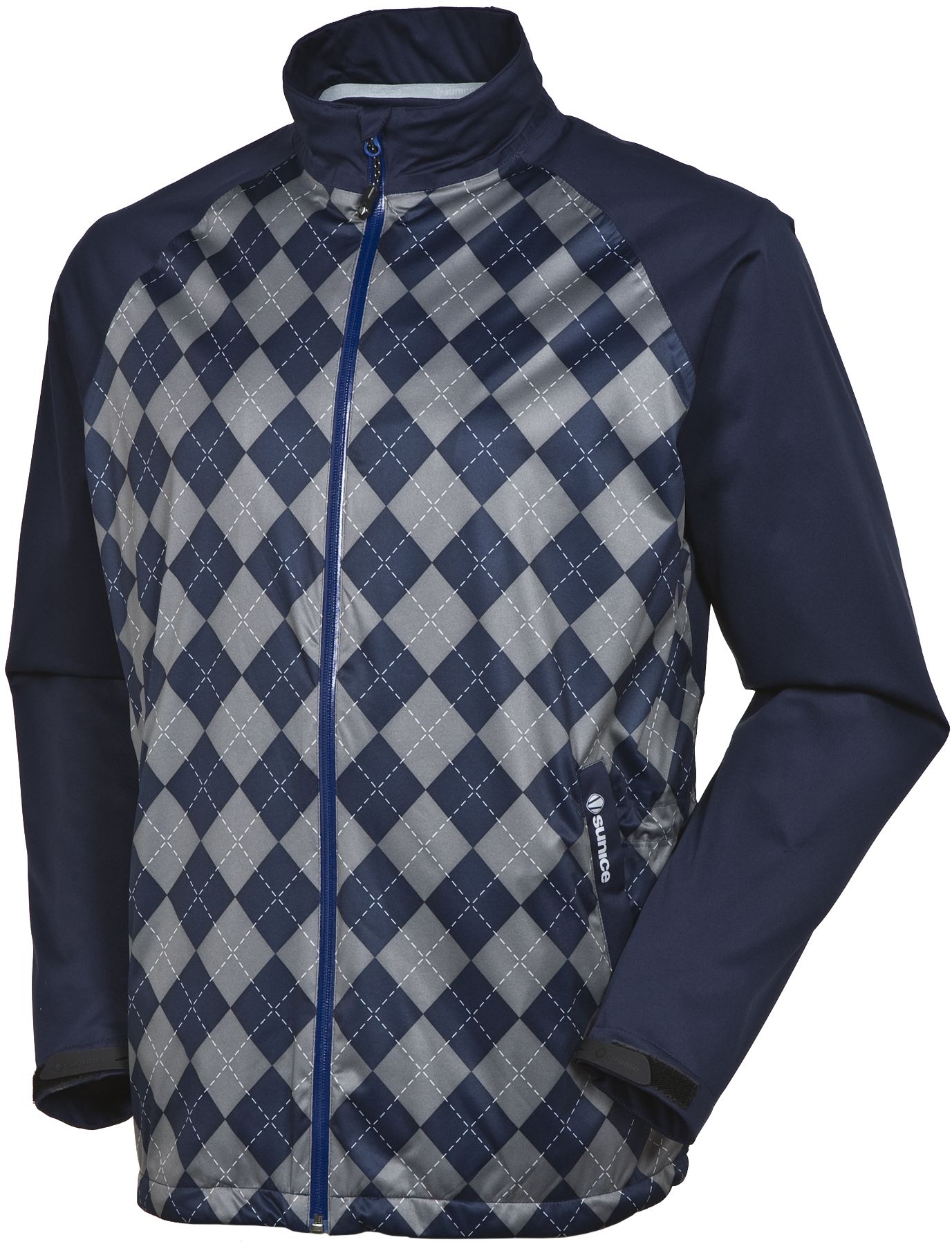 Sunice Men's Colac Stretch Argyle Waterproof Jacket