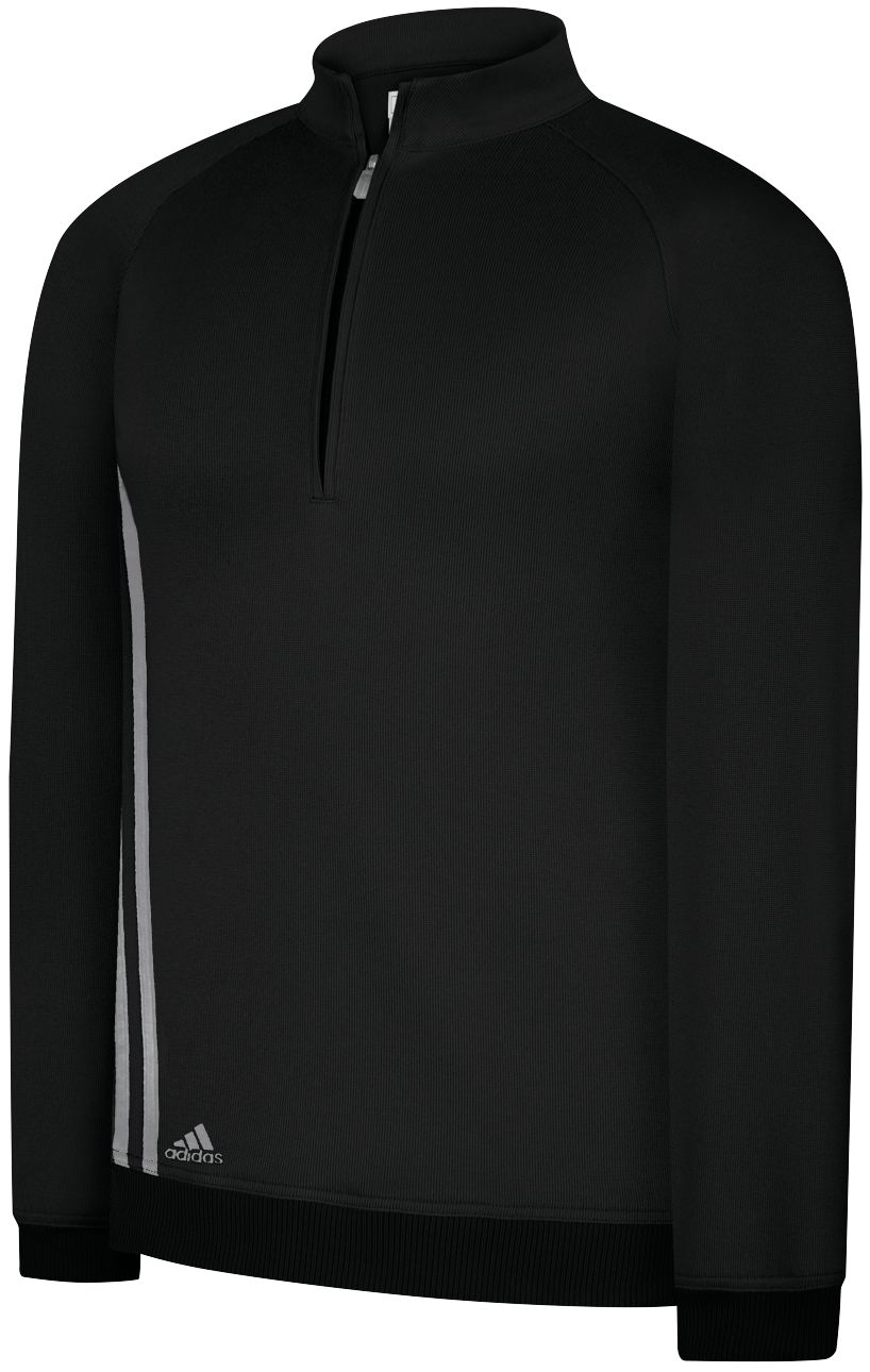 adidas Men's 3-Stripes Performance &frac12; Zip Long Sleeve Pullover