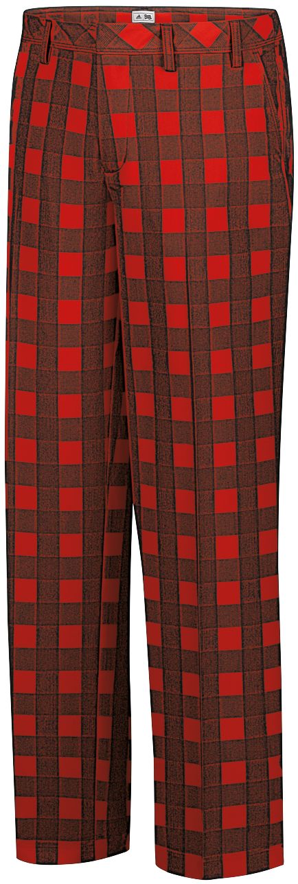 adidas Men's Fashion Performance Plaid Pant