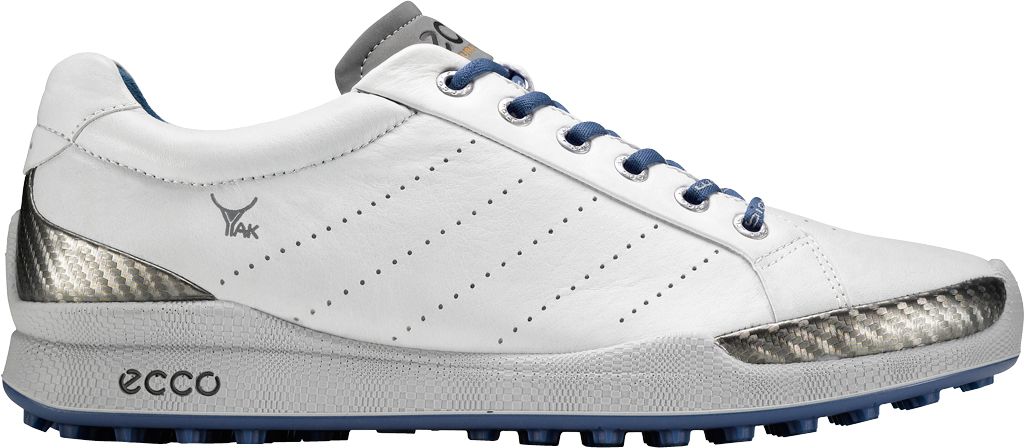 ECCO Men's BIOM Hybrid Golf Shoe - White/Royal