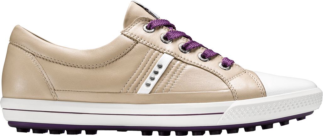 ECCO Women's Street Premiere Golf Shoe - White/Beige