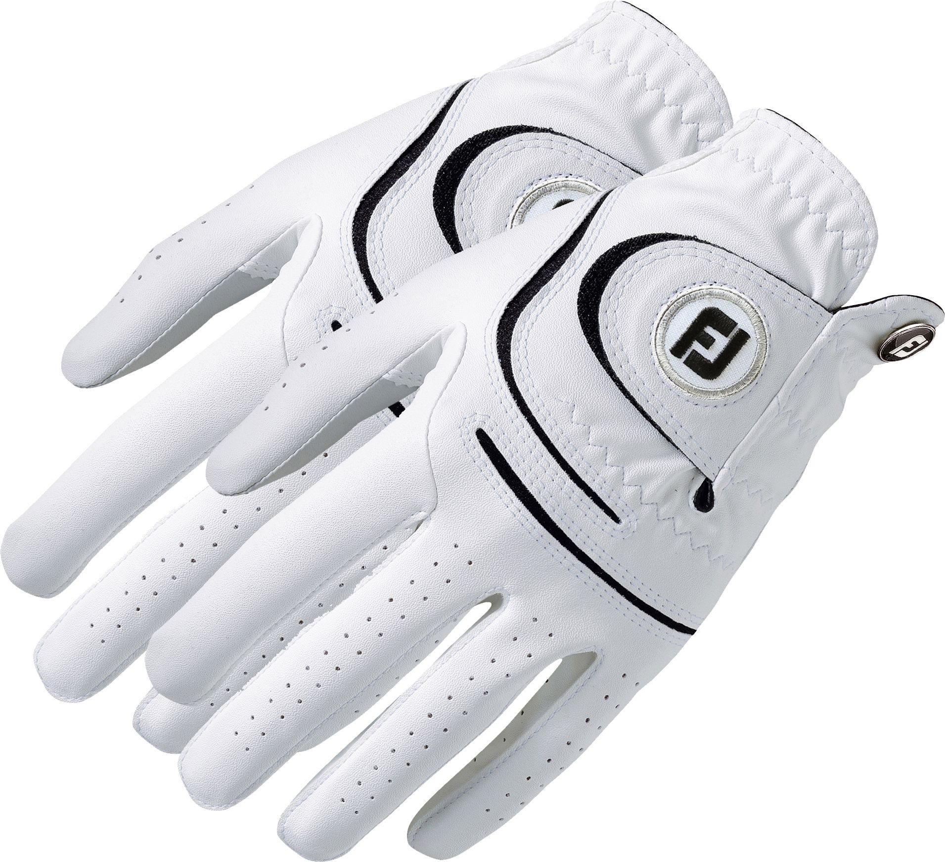 FootJoy Women's 2-Pack WeatherSof Golf Glove - White/ Pink<br />
