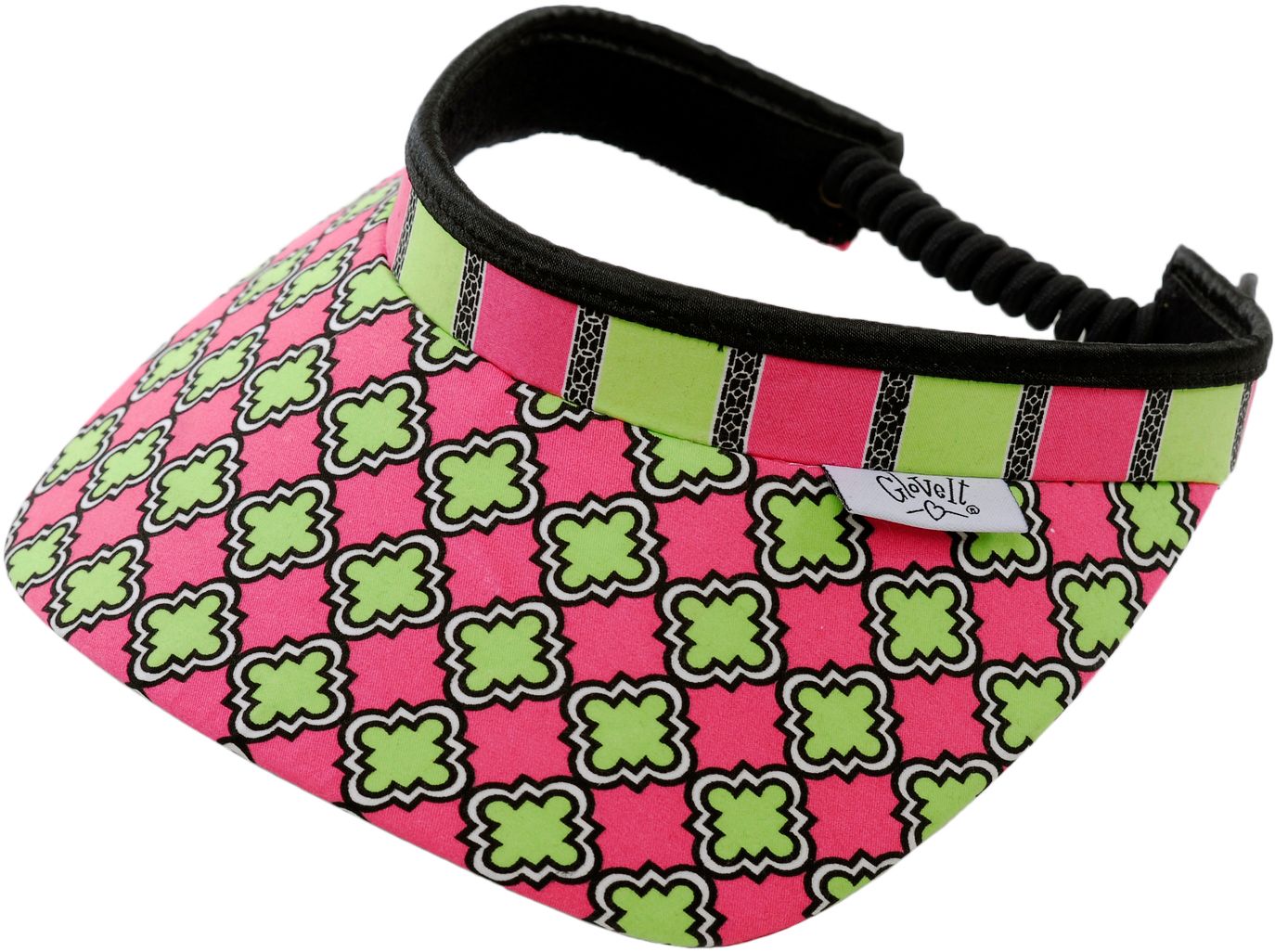 Glove It Women's Geometric Mirror Pattern Visor