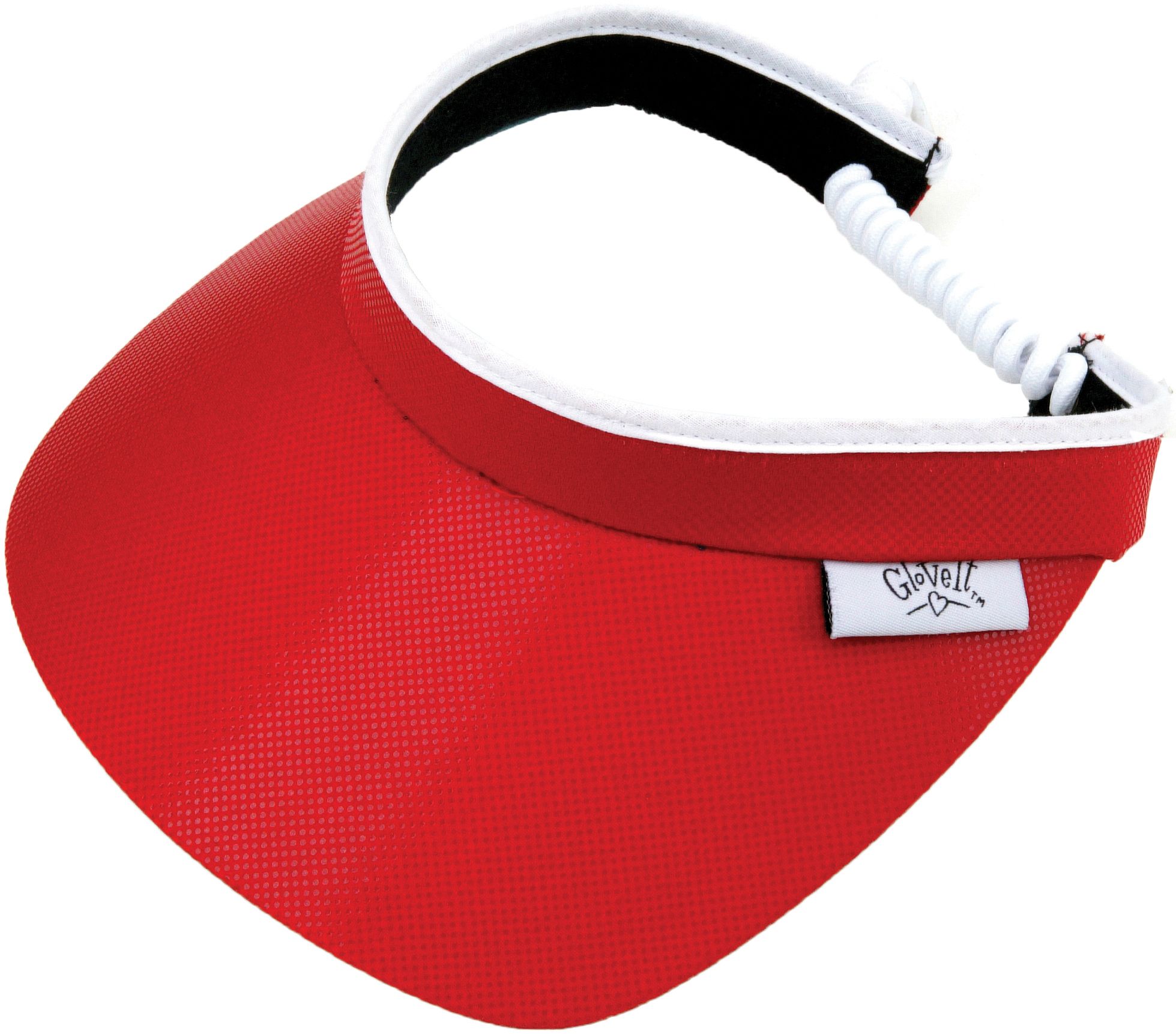 Glove It Women's Red Clear Dot Visor