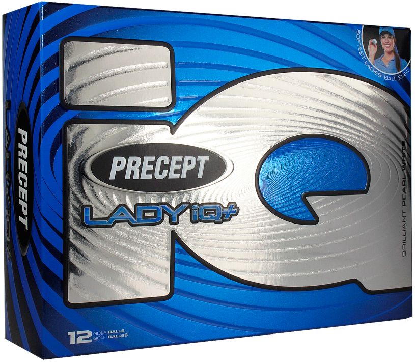 Precept Lady iQ Plus White Golf Balls 2012 - 12 pack (Personalized)
